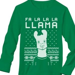 TStars "Fa la la la Llama" long sleeve t-shirt